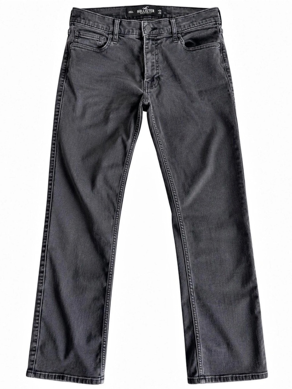 Hollister Slim Straight Men's Black Jeans Waist 34 Length 32
